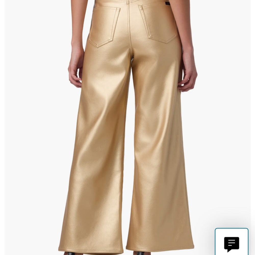 Joe’s Metallic Ankle Wide Jeans 27 - Picture 7 of 8